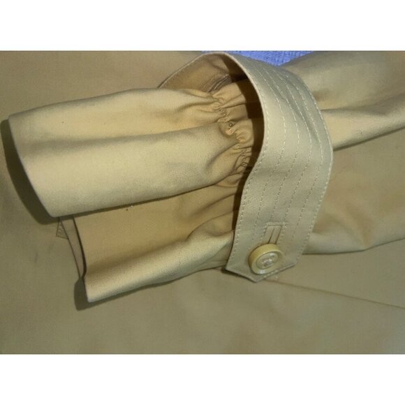 Talbots | Yellow Coat Jacket Pleated Back‎ Button Accents | Size 8 - Picture 6 of 9